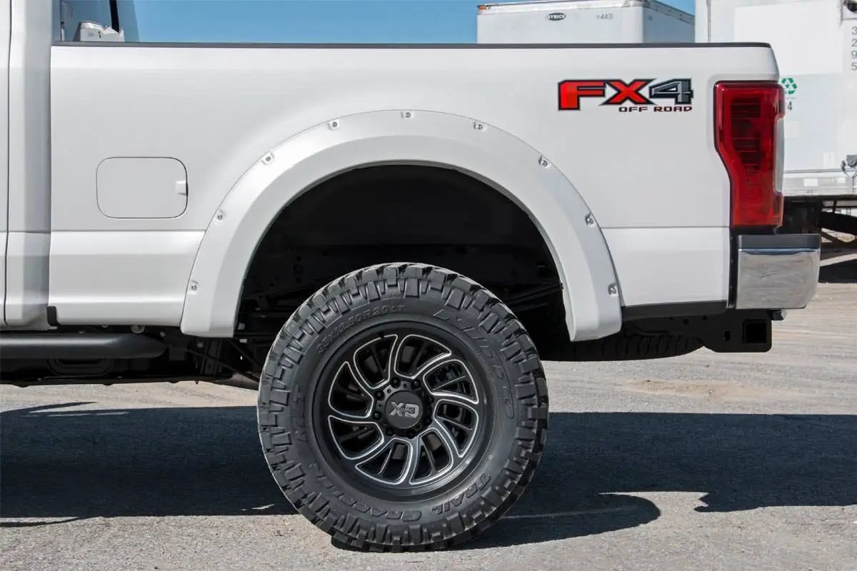 Pocket Fender Flares | Ford F-250/F-350 Super Duty 2WD/4WD (2017-2022) by Rough Country