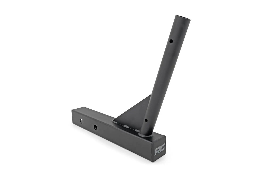 Flag Pole Holder | Single | 2 & 2.5" Inch Hitch | w/ Flag Pole by Rough Country