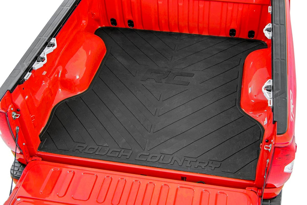 Bed Mat | 5'7" Bed | RC Logo | Ram 1500 (19-26)/1500 TRX (21-24) by Rough Country