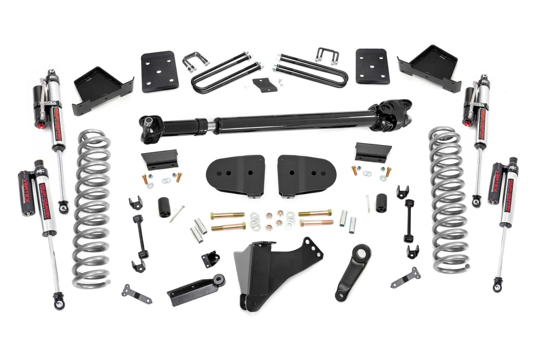 6 Inch Lift Kit | Diesel | FR D/S | Vertex | Ford F-250/F-350 Super Duty (23-26) by Rough Country