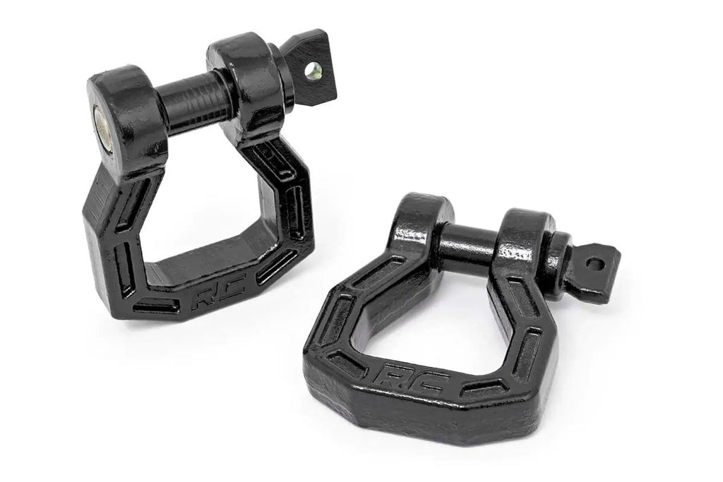 D-Ring | Forged | Pair | Black by Rough Country