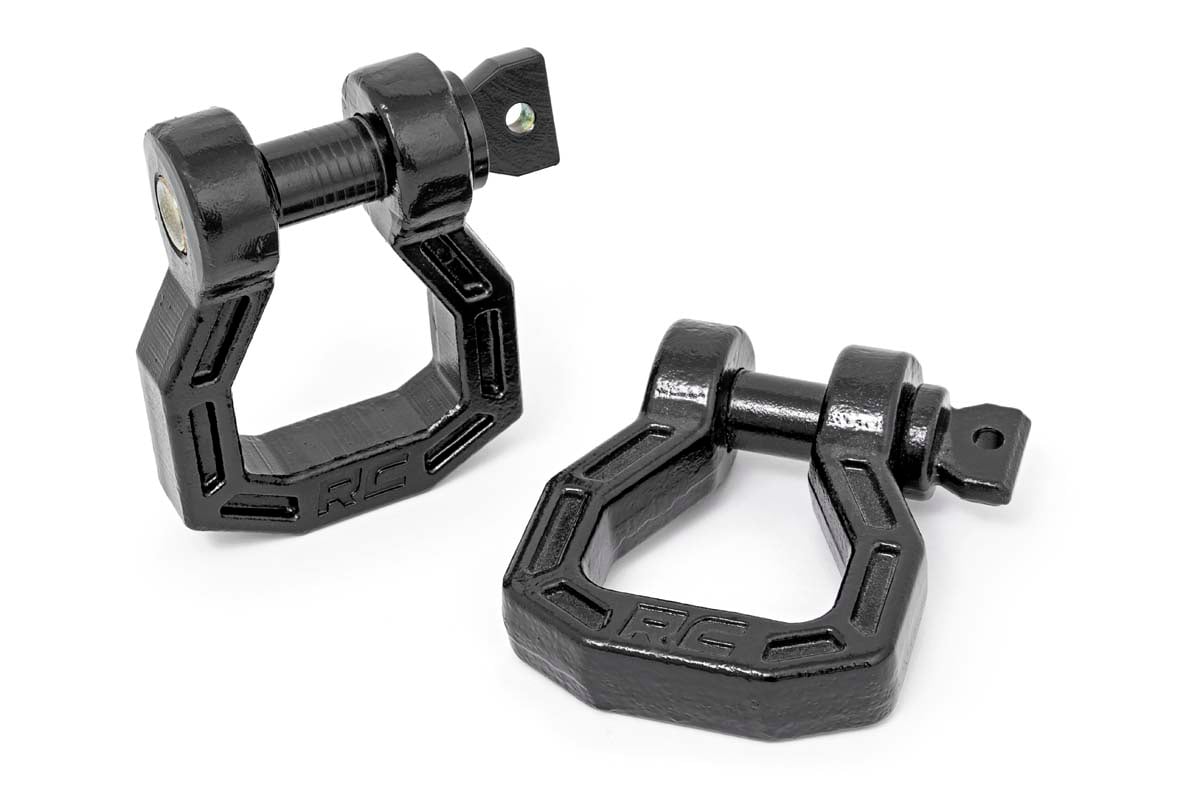 D-Ring | Forged | Pair | Black by Rough Country