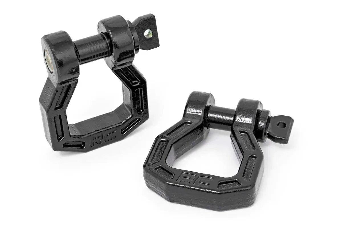 D-Ring | Forged | Pair | Black by Rough Country