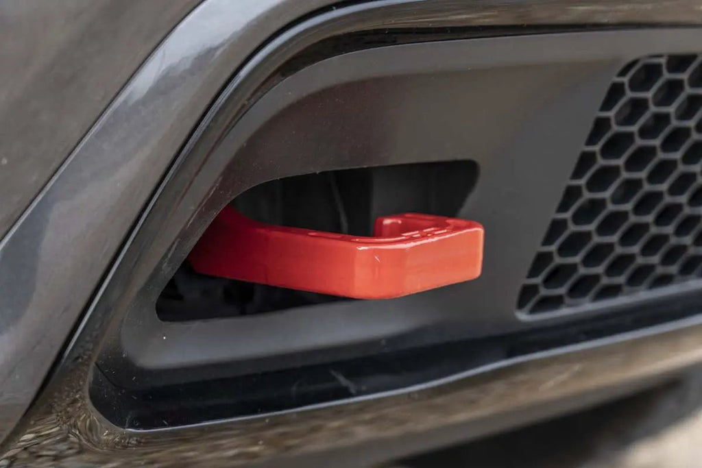 Tow Hooks | Forged | Red | Jeep Grand Cherokee 2WD/4WD (2015-2022) by Rough Country