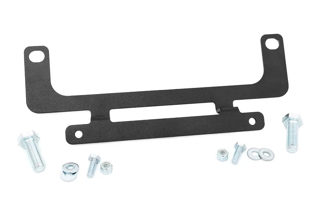 License Plate Mnt | Roller Fairlead by Rough Country