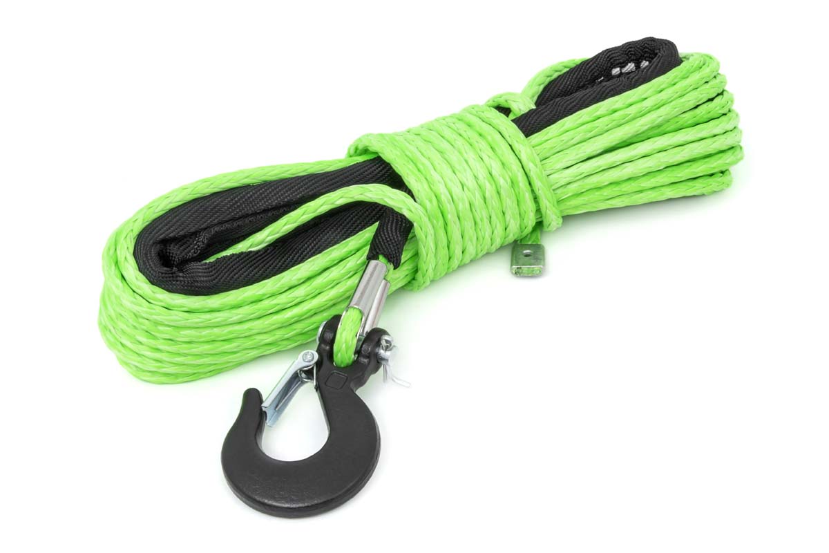 Synthetic Rope | 1/4 Inch | 50 Ft | Lime Green by Rough Country