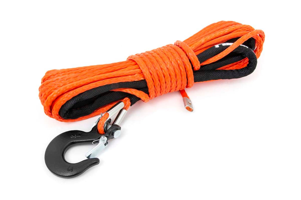 Synthetic Rope | 1/4 Inch | 50 Ft | Orange by Rough Country