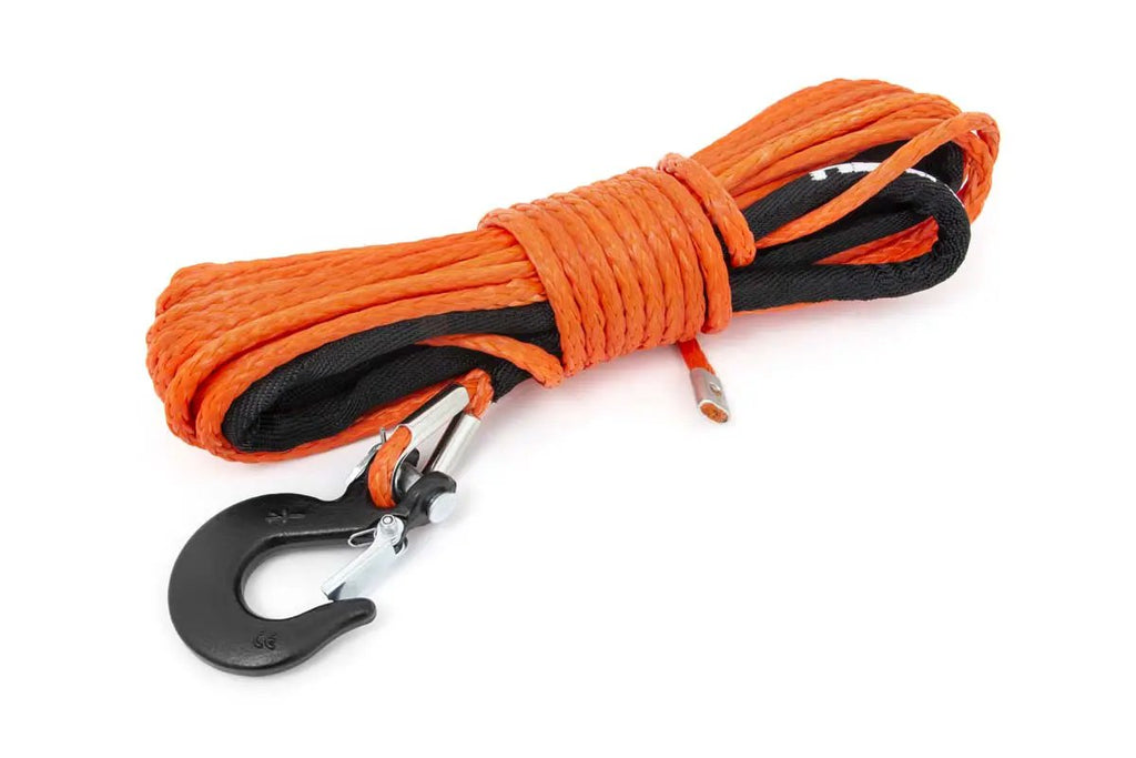 Synthetic Rope | 1/4 Inch | 50 Ft | Orange by Rough Country