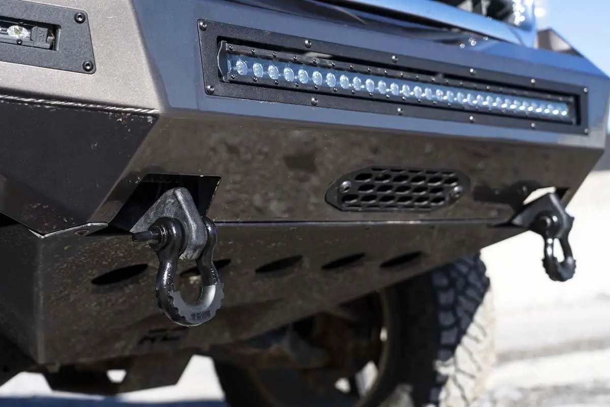 Tow Hook Brackets | D-Ring Combo | Chevy/GMC 1500 (07-13) by Rough Country