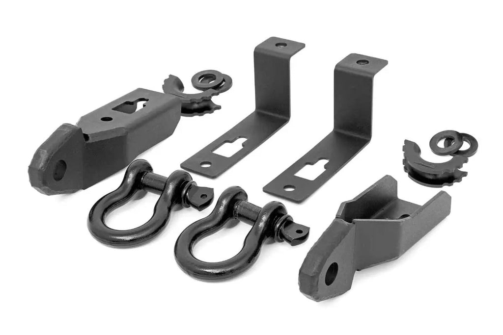 Tow Hook Brackets | D-Ring Combo | Ford Ranger 2WD/4WD (2019-2023) by Rough Country