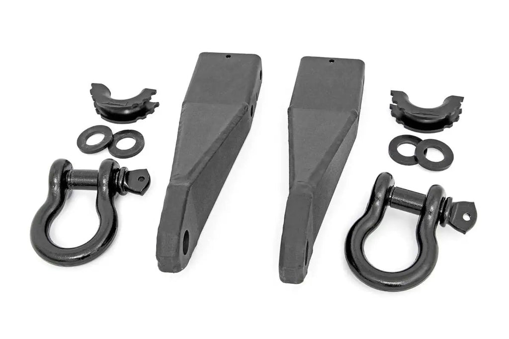 Tow Hook Brackets | D-Ring Combo | GMC Sierra 2500 HD 2WD/4WD (2020-2026) by Rough Country