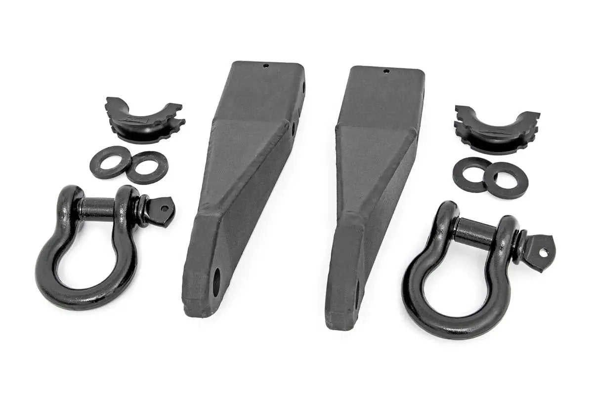 Tow Hook Brackets | D-Ring Combo | GMC Sierra 2500 HD 2WD/4WD (2020-2026) by Rough Country