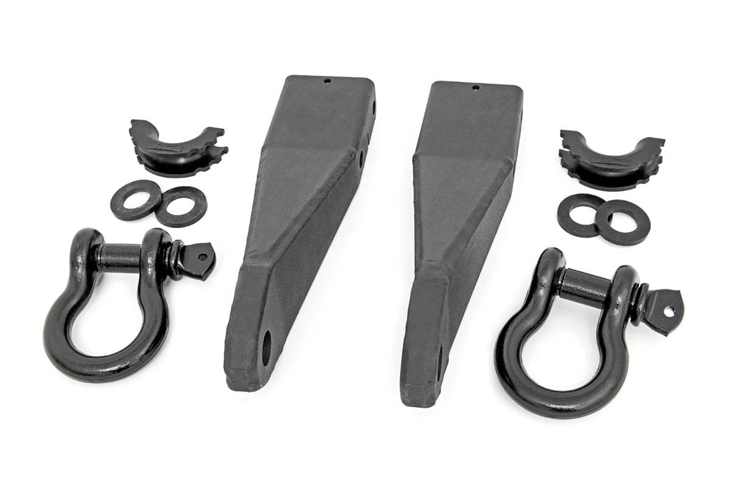Tow Hook Brackets | D-Ring Combo | GMC Sierra 2500 HD 2WD/4WD (2020-2026) by Rough Country