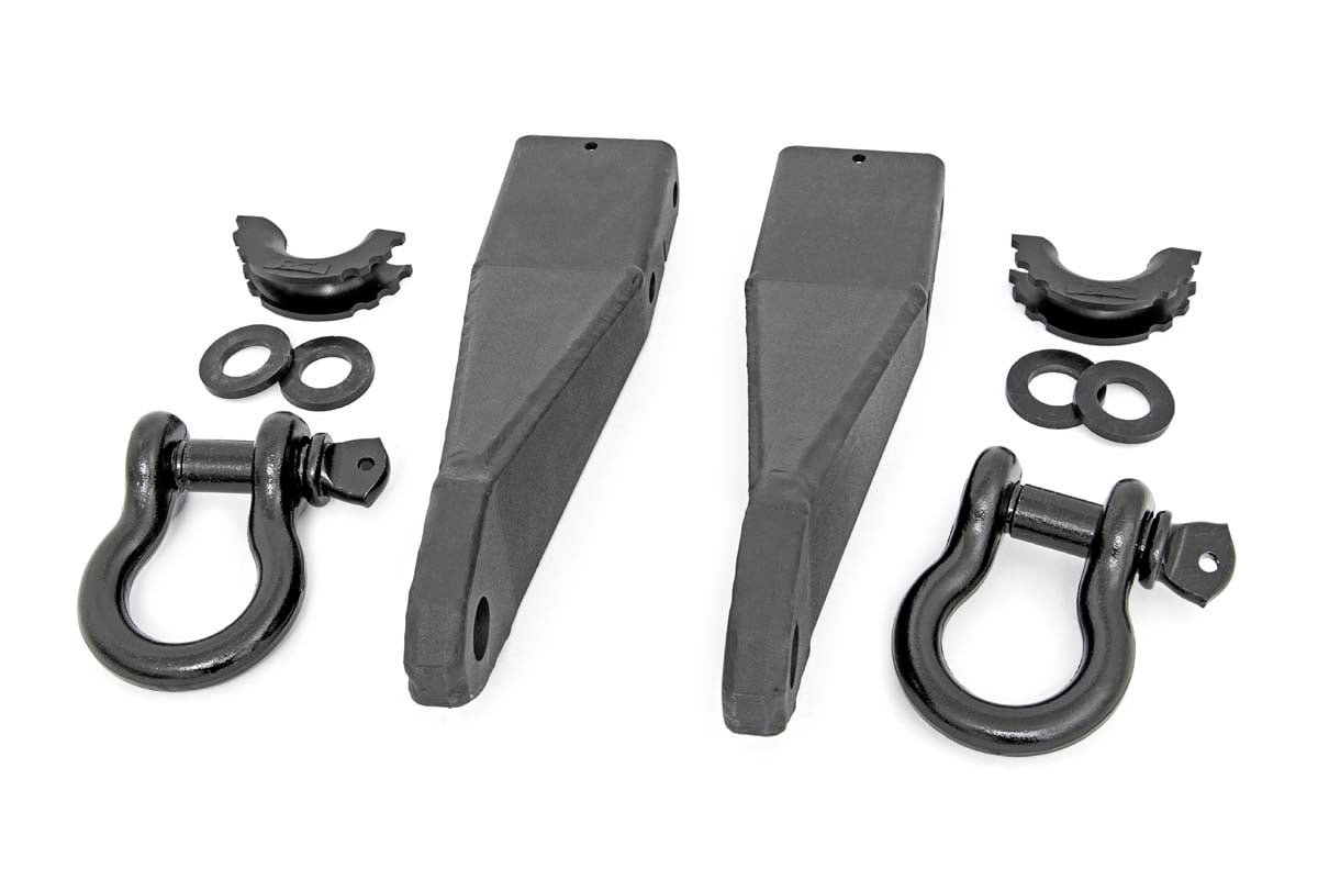 Tow Hook Brackets | D-Ring Combo | GMC Sierra 2500 HD 2WD/4WD (2020-2026) by Rough Country
