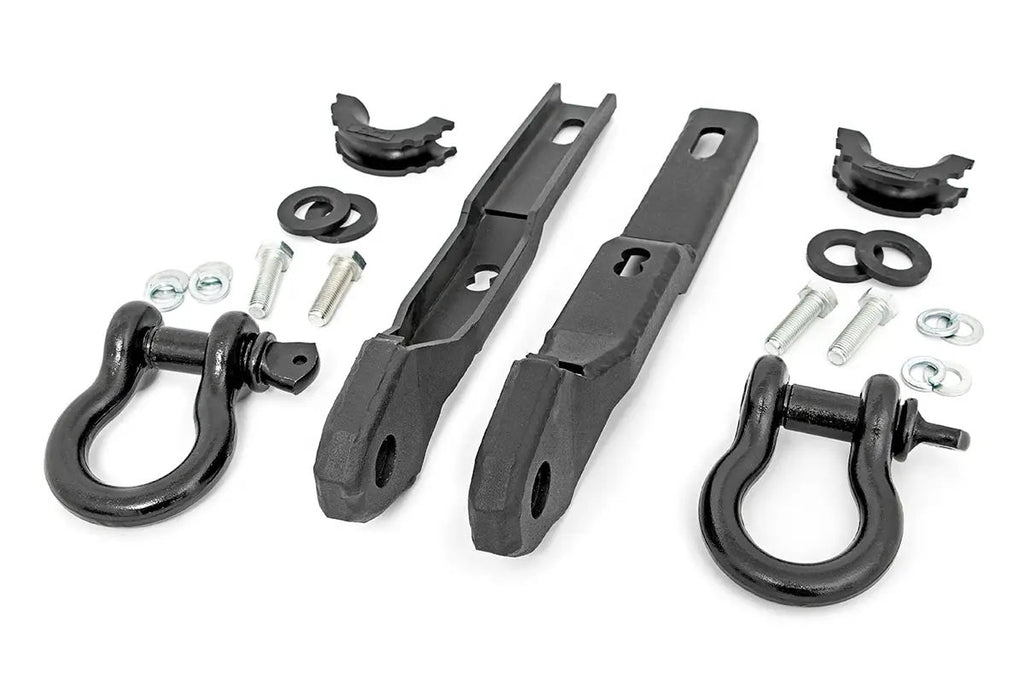 Tow Hook Brackets | D-Ring Combo | Nissan Titan 2WD/4WD (2017-2024) by Rough Country