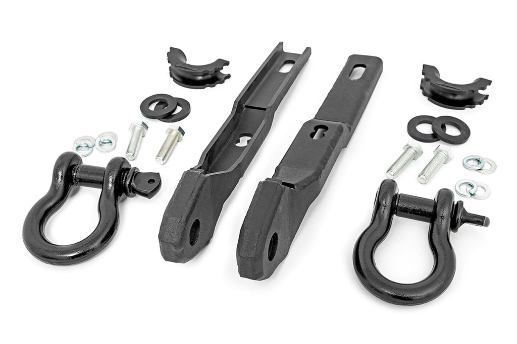 Tow Hook Brackets | D-Ring Combo | Nissan Titan 2WD/4WD (2017-2024) by Rough Country