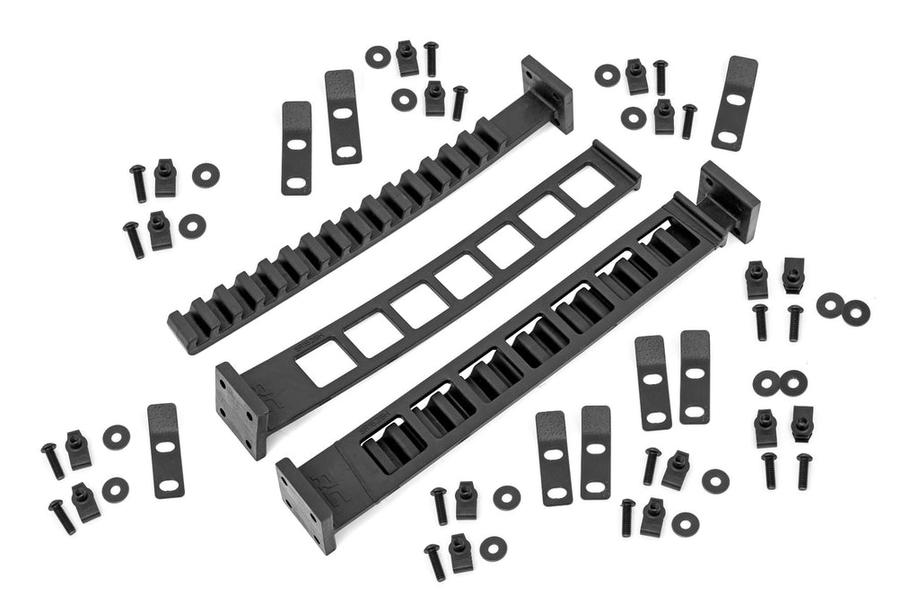 Rubber Molle Panel Clamp Kit | Universal | Up to 15" | 2-Clamp Sets by Rough Country