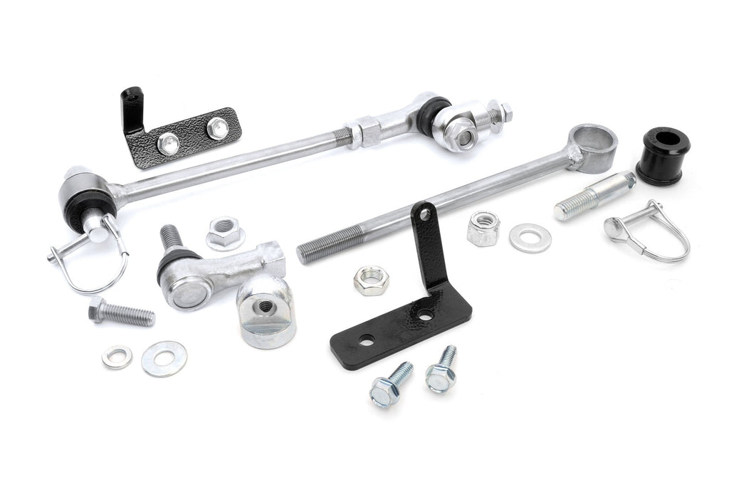 Quick Disconnect Sway Links | 3 Inch Lift | Jeep Cherokee XJ 2WD/4WD (84-01) by Rough Country