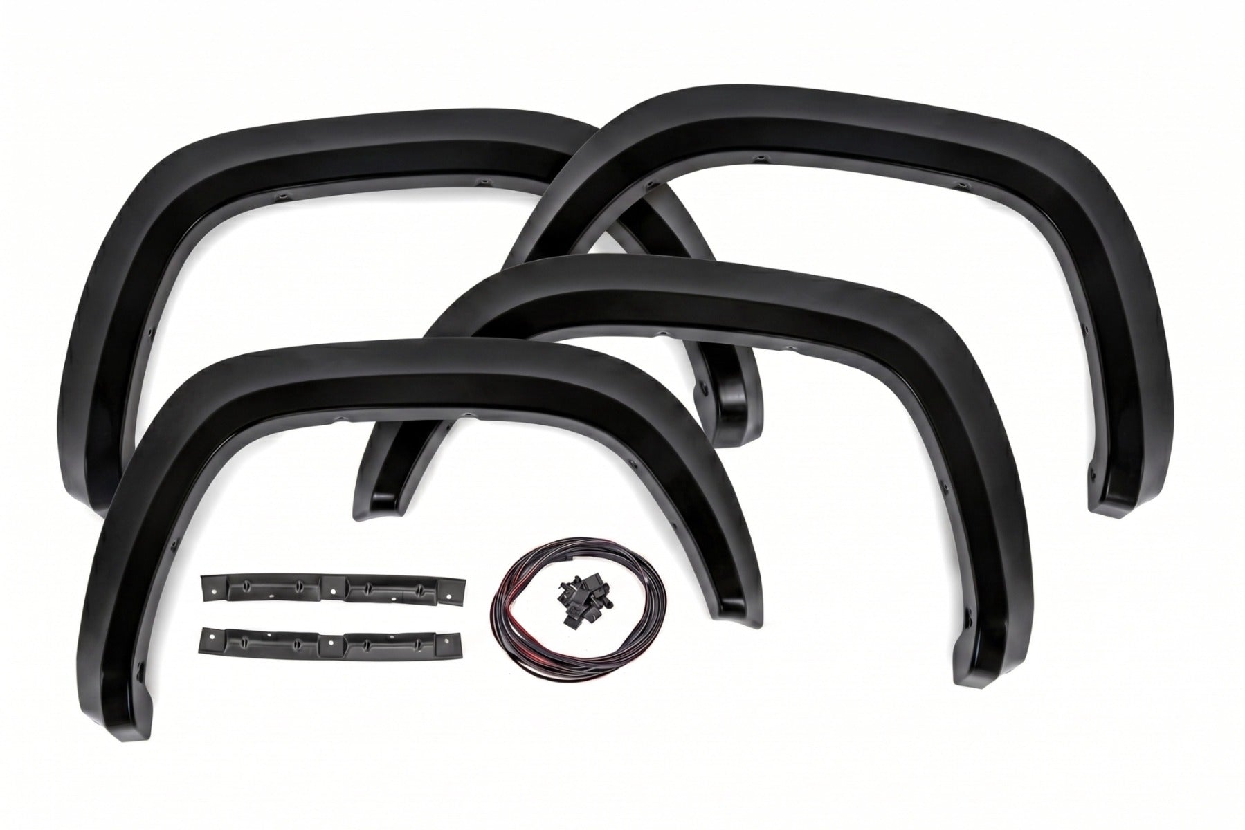 Sport Fender Flares | 202 Black Onyx | Toyota Tacoma 2WD/4WD (2016-2023) by Rough Country