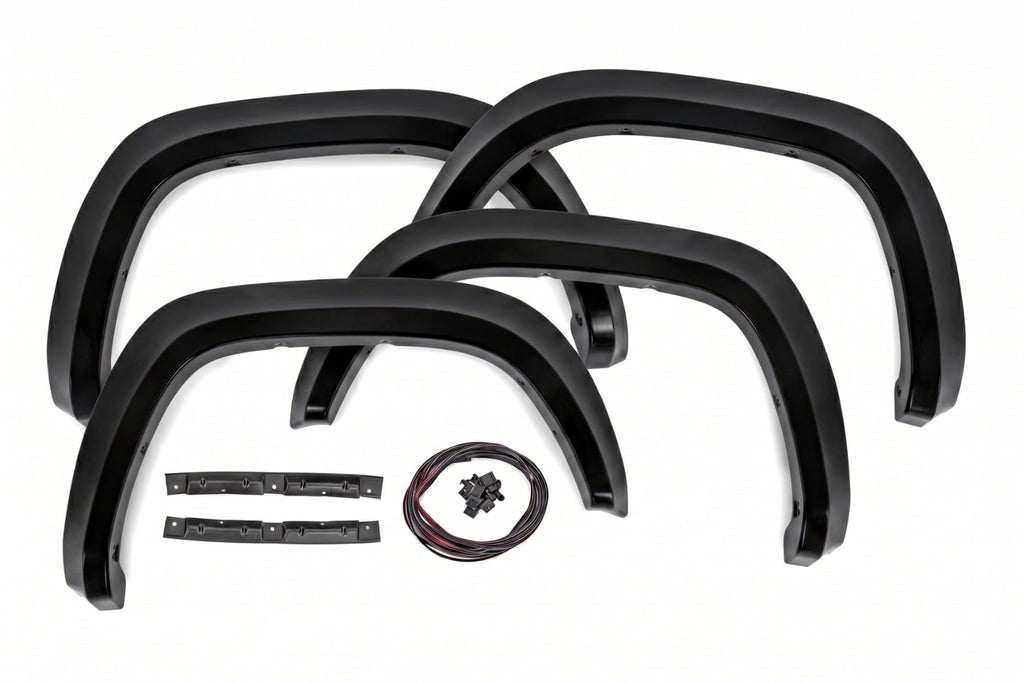 Sport Fender Flares | 202 Black Onyx | Toyota Tacoma 2WD/4WD (2016-2023) by Rough Country