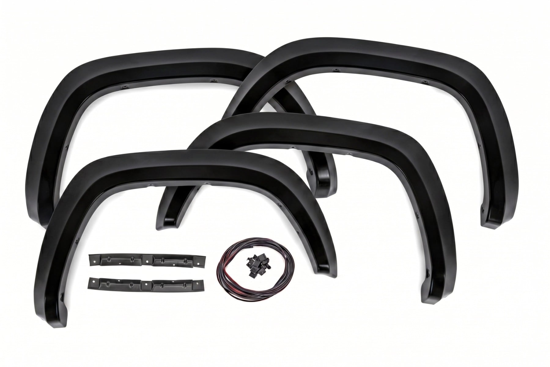 Sport Fender Flares | 202 Black Onyx | Toyota Tacoma 2WD/4WD (2016-2023) by Rough Country
