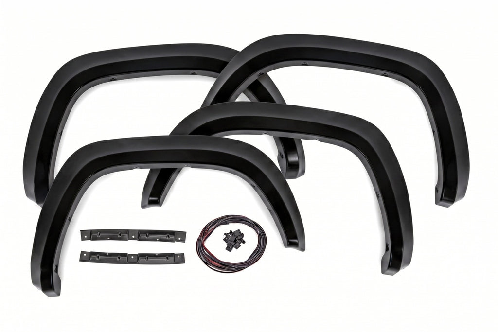 Sport Fender Flares | 202 Black Onyx | Toyota Tacoma 2WD/4WD (2016-2023) by Rough Country