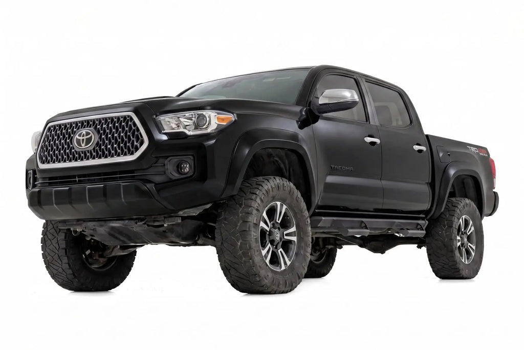 Sport Fender Flares | 202 Black Onyx | Toyota Tacoma 2WD/4WD (2016-2023) by Rough Country