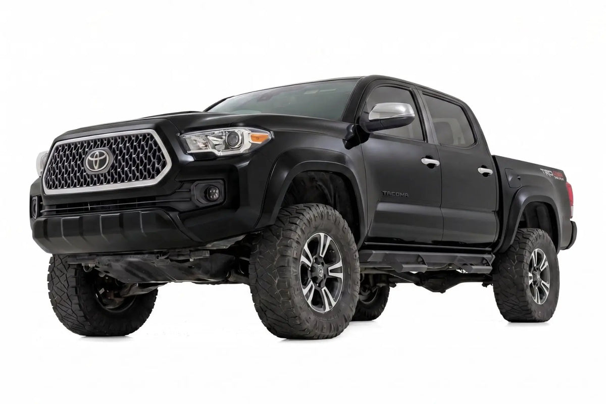 Sport Fender Flares | 202 Black Onyx | Toyota Tacoma 2WD/4WD (2016-2023) by Rough Country