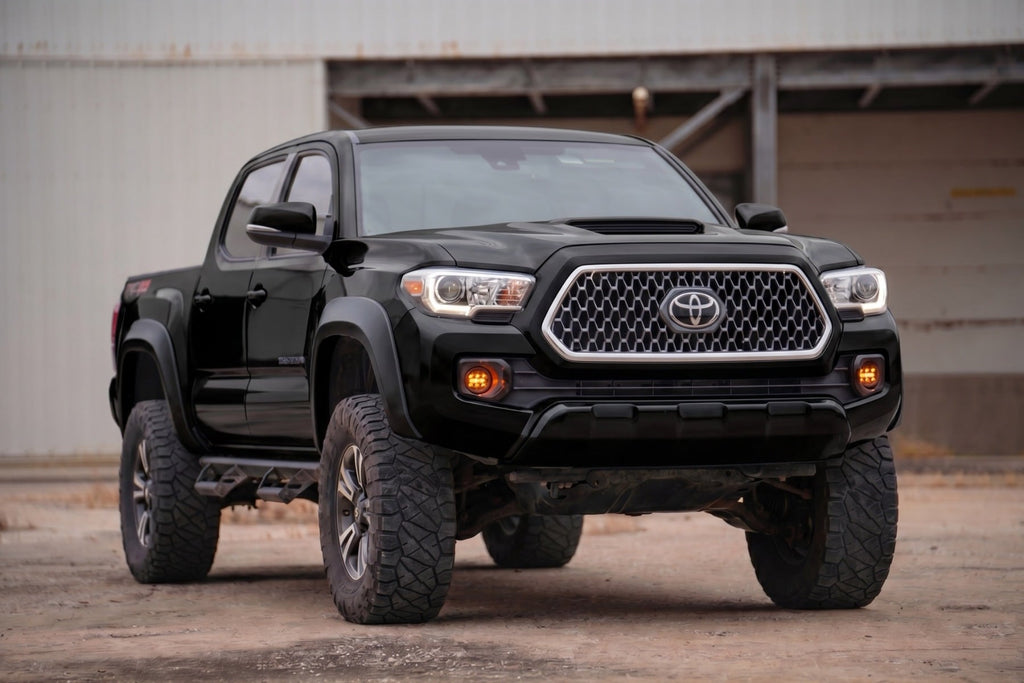 Sport Fender Flares | 202 Black Onyx | Toyota Tacoma 2WD/4WD (2016-2023) by Rough Country