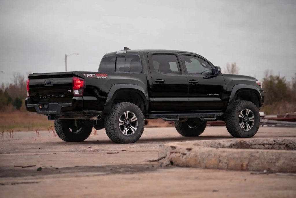 Sport Fender Flares | 202 Black Onyx | Toyota Tacoma 2WD/4WD (2016-2023) by Rough Country