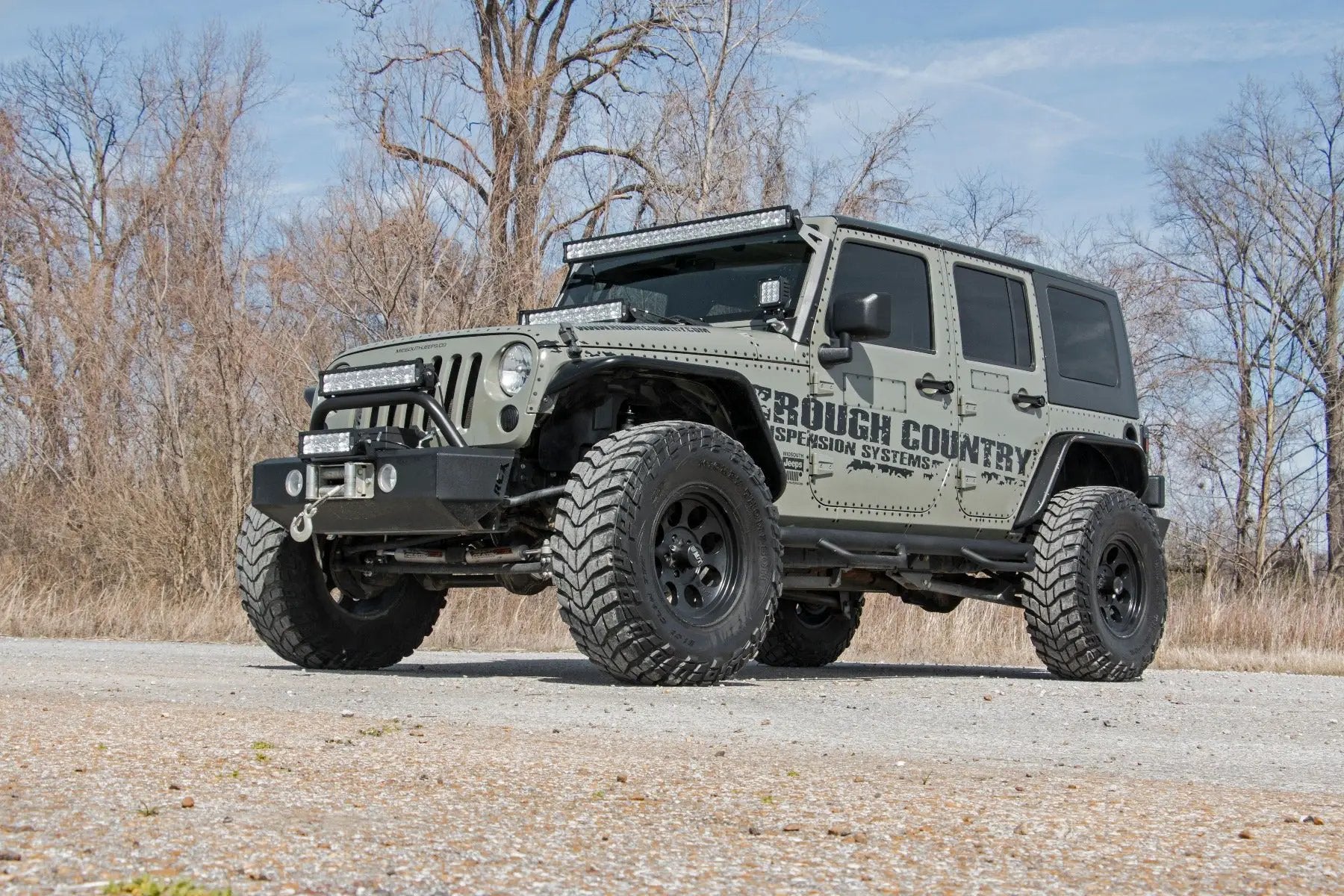 4 Inch Lift Kit | X-Series | M1 | Jeep Wrangler Unlimited 2WD/4WD (2007-2018) by Rough Country