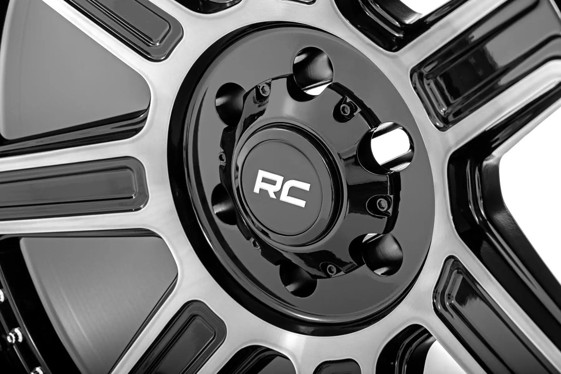 Rough Country 89 Series Wheel | One-Piece | Black Machined Gunmetal | 20x9 | 6x5.5 | +18mm by Rough Country