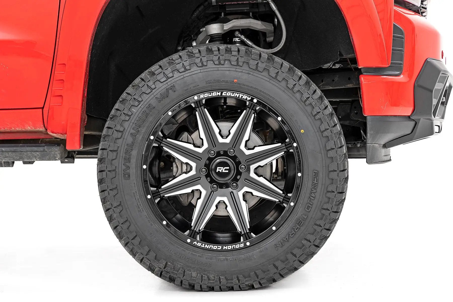 Rough Country 91M Series Wheel | One-Piece | Gloss Black | 20x12 | 6x135 | -44mm by Rough Country