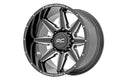Rough Country 91M Series Wheel | One-Piece | Gloss Black | 20x12 | 6x135 | -44mm by Rough Country