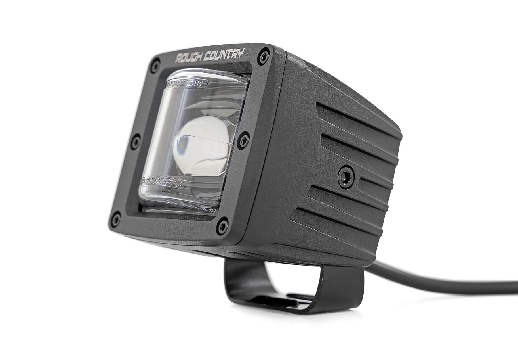 2 Inch Black Series LED Light Pods | SAE Fog | Yellow by Rough Country
