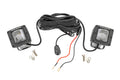 2 Inch Black Series LED Light Pods | SAE Fog | Yellow by Rough Country