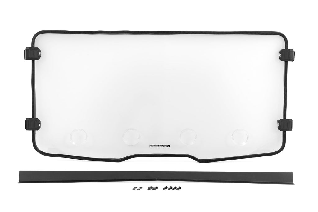 Vented Full Windshield | Scratch Resistant | Segway UT6 by Rough Country