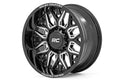 Rough Country 86 Series Wheel | One-Piece | Gloss Black | 20x10 | 8x180 | -19mm by Rough Country