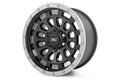 Rough Country 87 Series Wheel | Simulated Beadlock | Black/Machined | 17x8.5 | 6x5.5 | +0mm by Rough Country