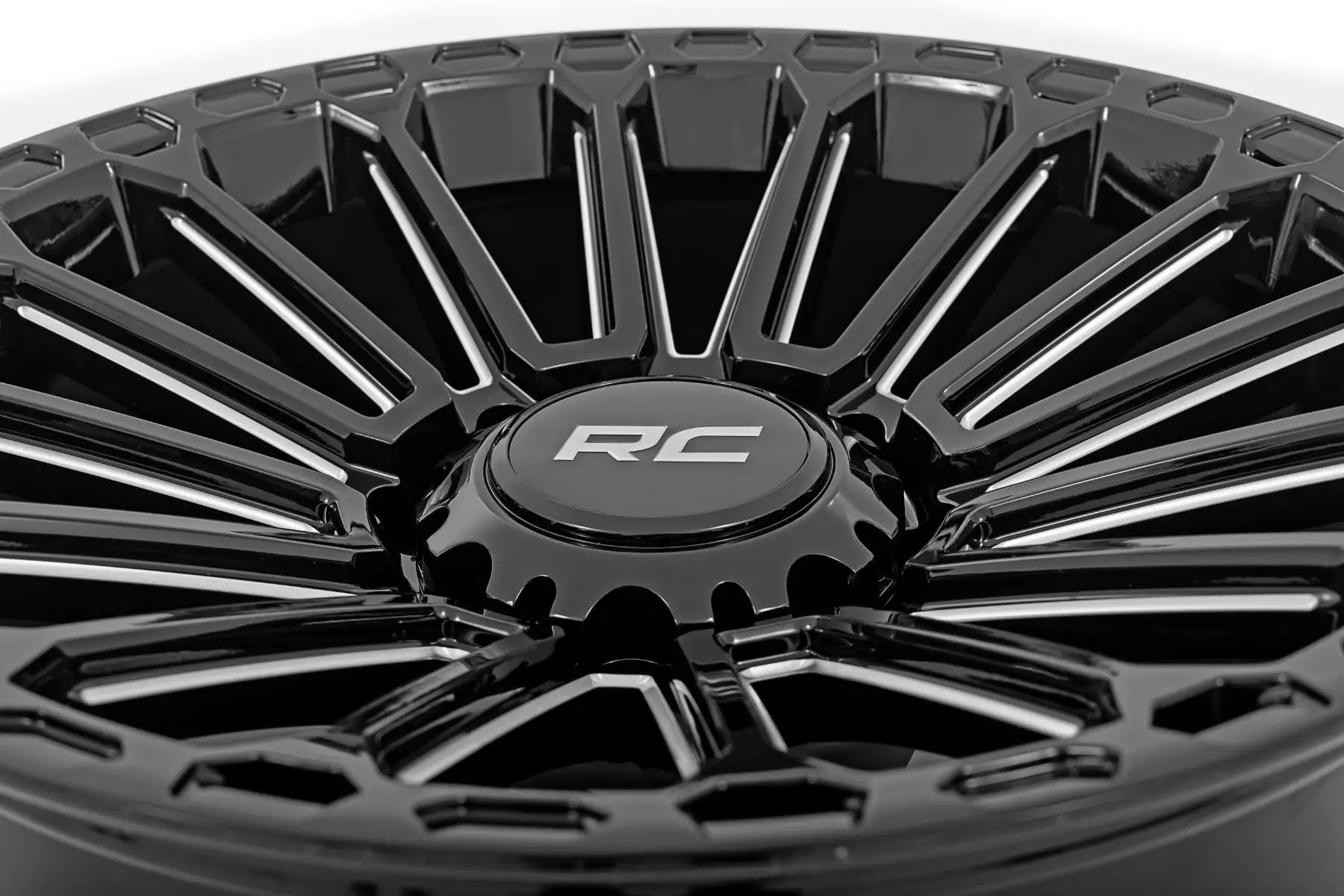 Rough Country 97 Series Wheel | One-Piece | Gloss Black | 17x9 | 5x5 | -12mm by Rough Country