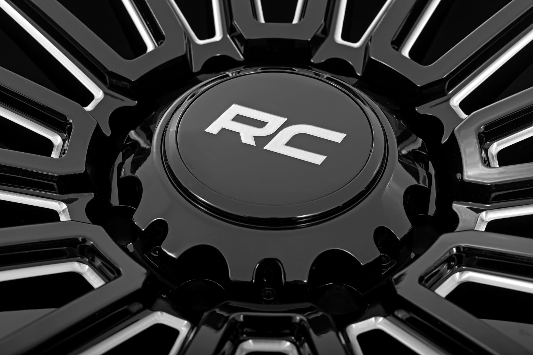 Rough Country 97 Series Wheel | One-Piece | Gloss Black | 17x9 | 5x5 | -12mm by Rough Country