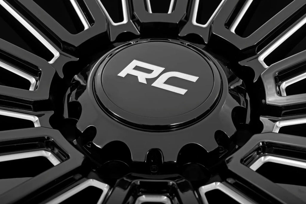 Rough Country 97 Series Wheel | One-Piece | Gloss Black | 17x9 | 6x5.5 | -12mm by Rough Country