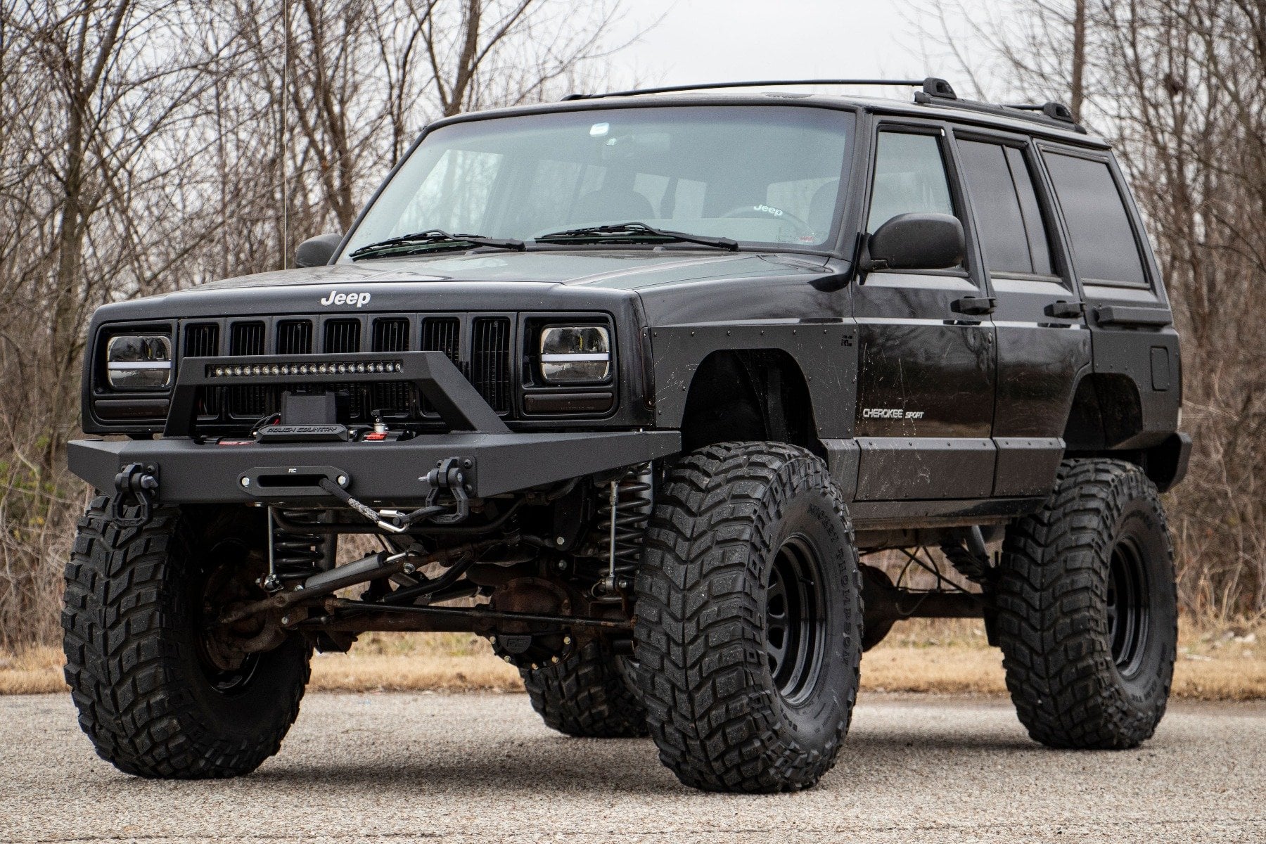 6.5 Inch Lift Kit | Long Arm | NP242 | Jeep Cherokee XJ 4WD (1984-2001) by Rough Country