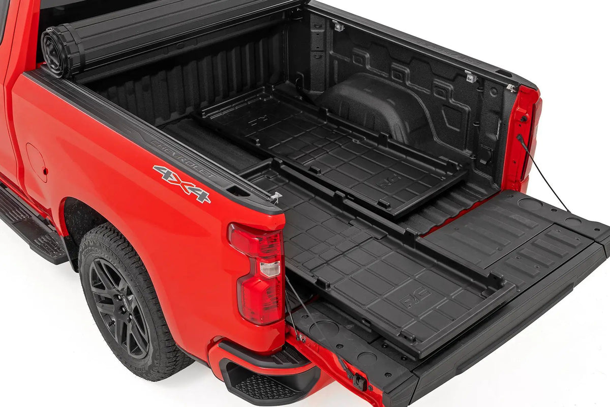 Slide-Out Truck Bed Cargo Trays | Fits 5'7"-6'4" Beds | Easy Tailgate Access by Rough Country