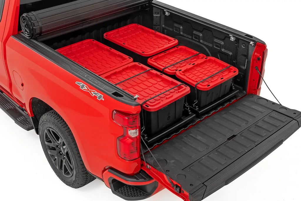 Slide-Out Truck Bed Cargo Trays | Fits 5'7"-6'4" Beds | Easy Tailgate Access by Rough Country