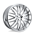 TW SNETTERTON 17X8 5X120 +35 76 CHROME by TSW Alloy Wheels