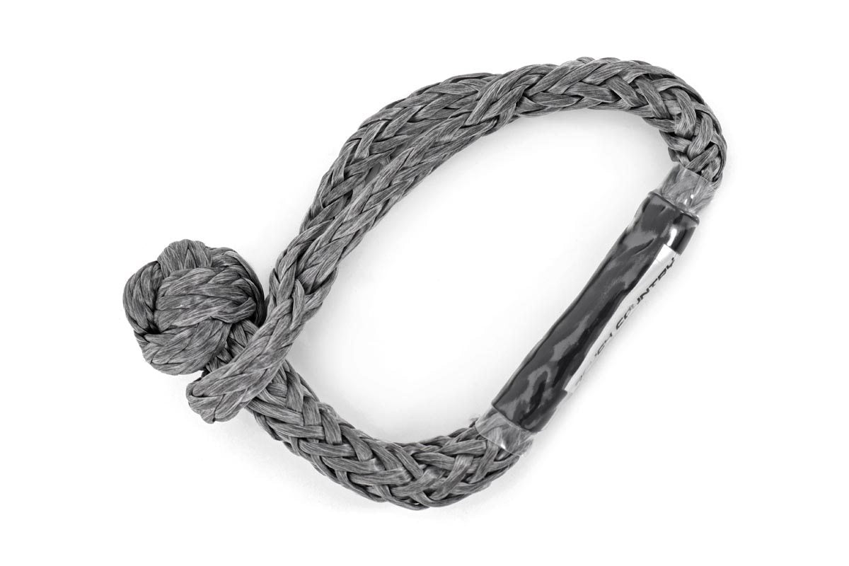 Soft Shackle | 7/16 Inch | Gray by Rough Country