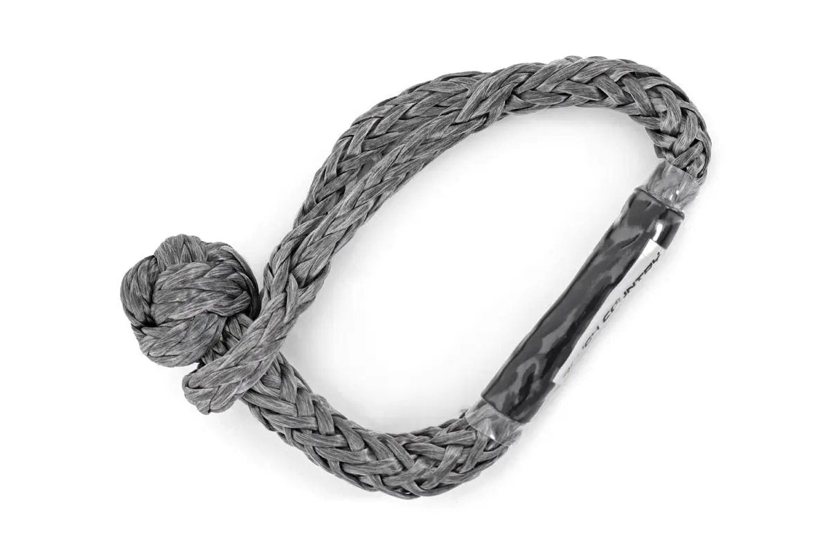 Soft Shackle | 7/16 Inch | Gray by Rough Country