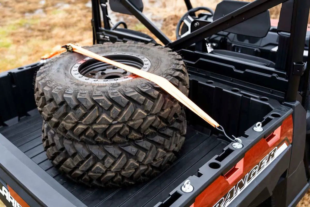 Bed Tie Down Kit | 1-7/16" Diameter | 5 Pieces | Polaris Ranger XP 900/XP 1000/General by Rough Country