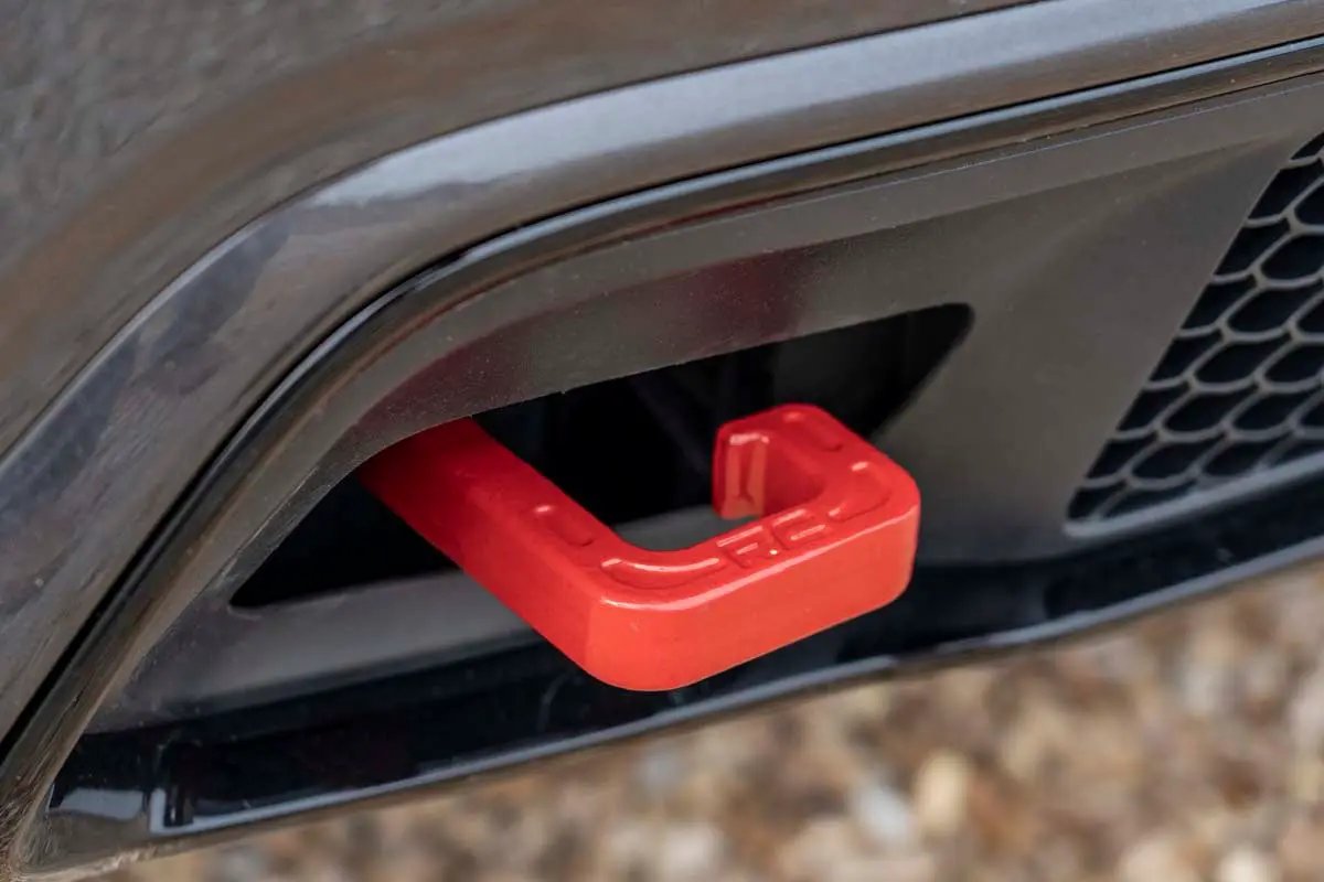 Tow Hooks | Forged | Red | Jeep Grand Cherokee 2WD/4WD (2015-2022) by Rough Country